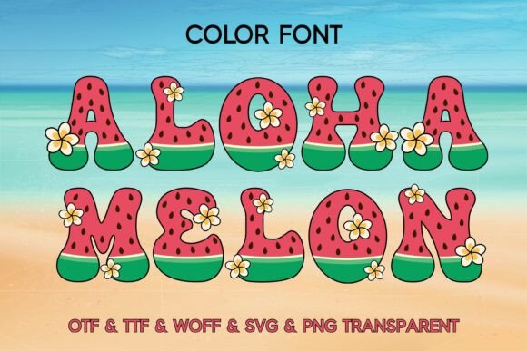 Aloha Melon: Your Go-To Font for Summer and Tropical Designs