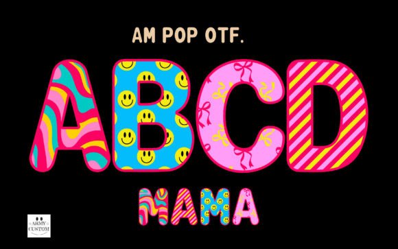 Army Pop Bundle: A Playful Typeface for Bold Projects