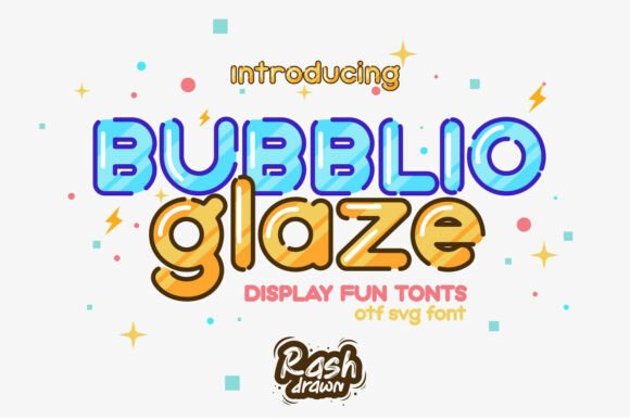 Bubblio Glaze: A Font That Feels Like a Celebration