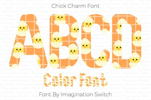 Discover the Colorful Personality of Chick Charm Typography