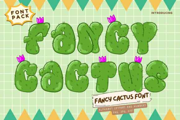 Fancy Cactus: A Color Font for Playful Branding