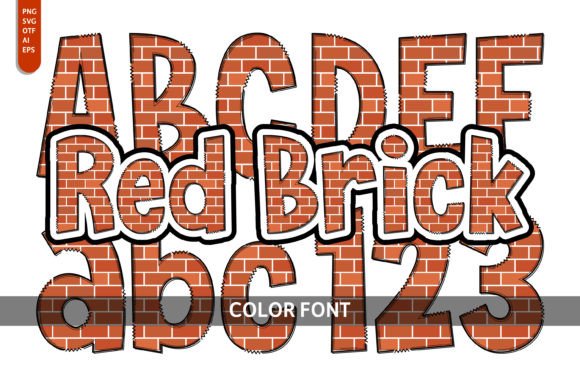 Red Brick: A Playful, Artistic Font for Creative Projects