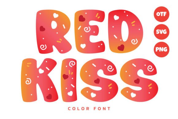 Redkiss: A Sweet Font for Playful and Positive Design Projects
