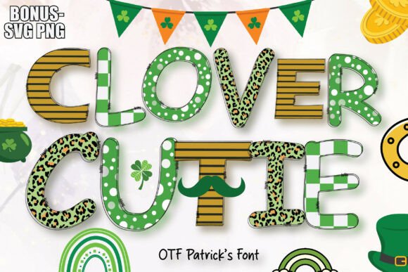 Shamrock Alphabets: A Font Bundle for Festive Design