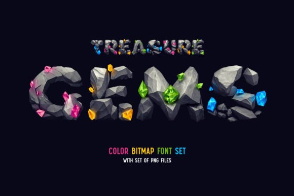 Treasure Gems: A Font That Captures Fantasy and Luxury