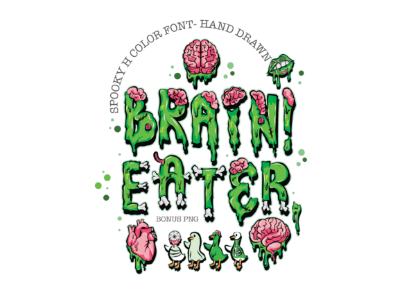 Unleash Spooky Creativity with the Brain Eater Font