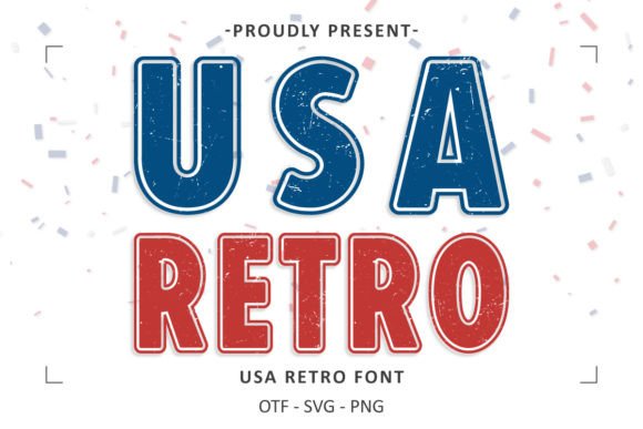 USA Retro: A Typeface That Captures American Spirit