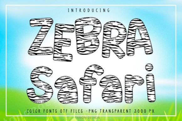 Zebra: A Bold, Artistic Font for Creative Projects